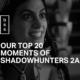 Our Top 20 Moments From Shadowhunters 2A