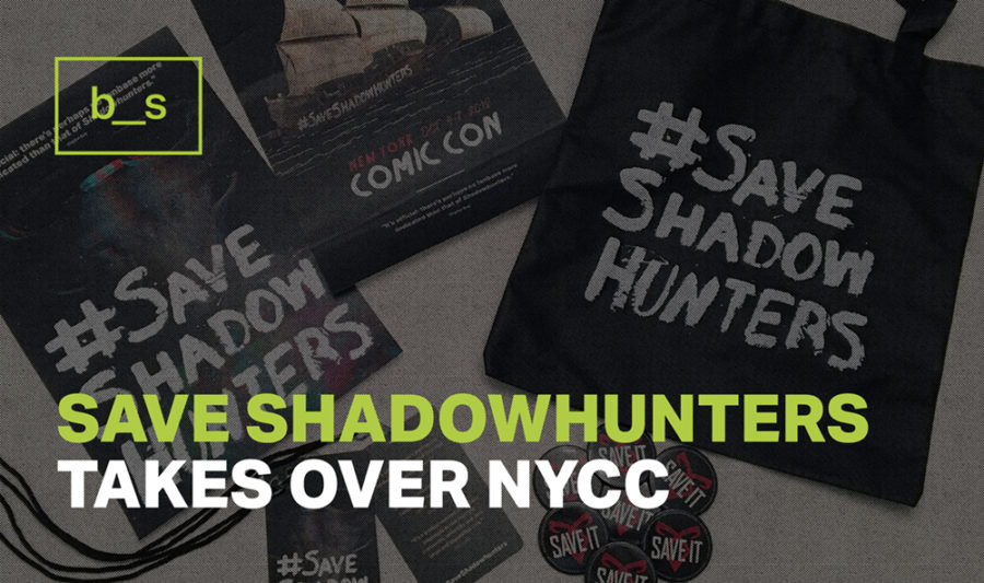 Save Shadowhunters Takes Over NYCC 2018