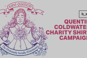 Quentin Coldwater Charity Shirt Campaign