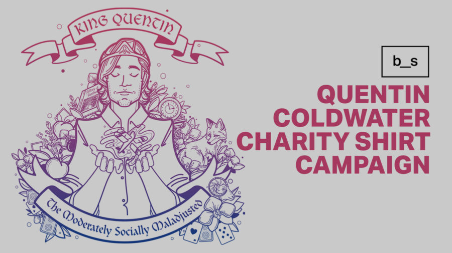 Quentin Coldwater Charity Shirt Campaign