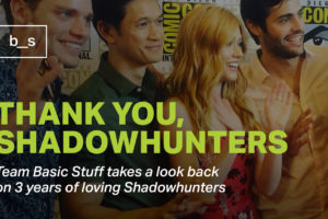 Thank You, Shadowhunters